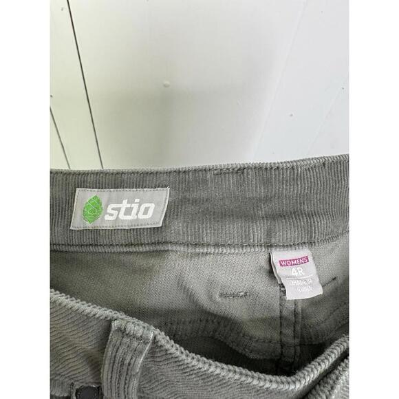 Stio Pants Womens 4 Rivet Corduroy Slim Leg Pine Forrest Organic Sustainable - Picture 7 of 10